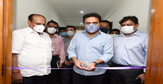 ktr inaugurated covi 19 command centre