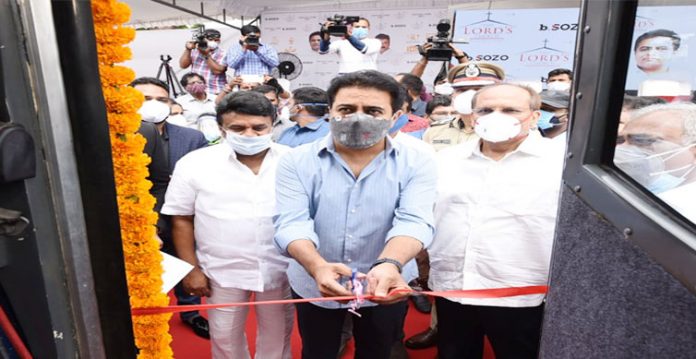 ktr launches mobile icu medical vans, pats lords church