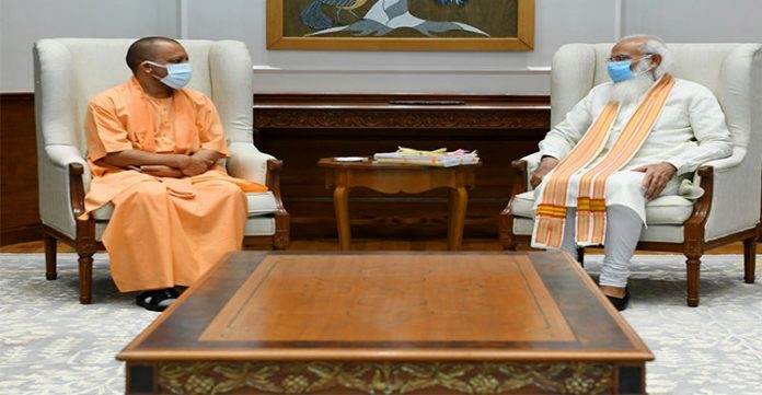 UP CM Yogi Adityanath Meets Prime Minister Narendra Modi Ahead of Assembly Polls Next Year