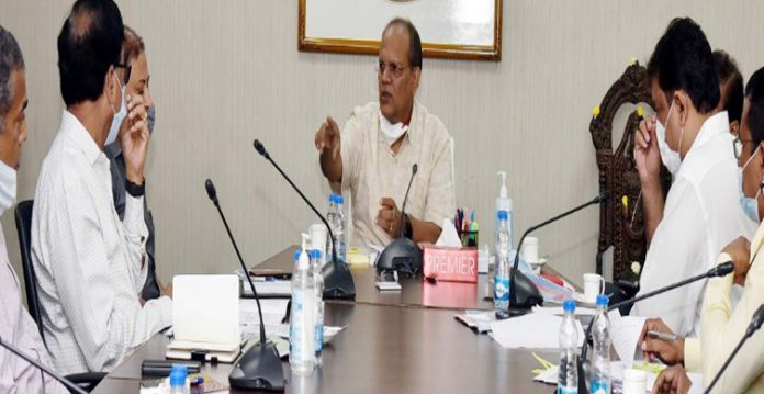 chief secretary review on electricity scheme to nayee brahmin and washermen communities