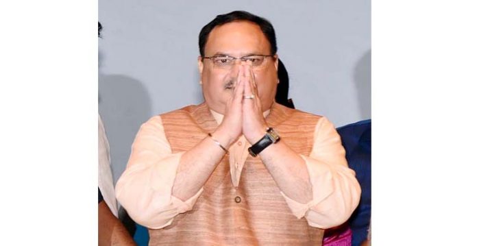 j.p. nadda to arrive in goa on two day visit