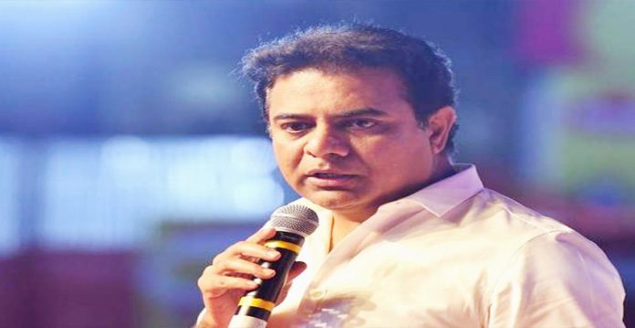 ktr job, rs 2 lakh cheque to kin of deceased leader