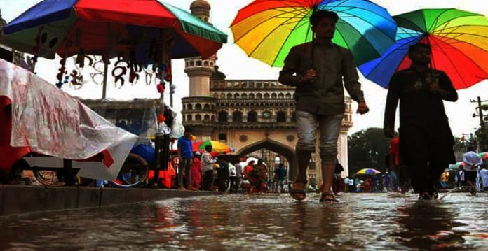 monsoon active over telangana, rains lash several districts