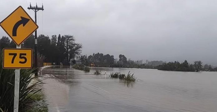 new zealand records largest flood flow in almost 100 yrs