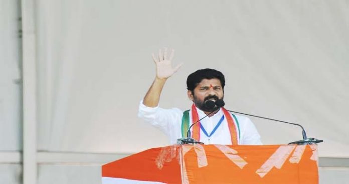stone those who leave congress party after becoming public representative revanth reddy