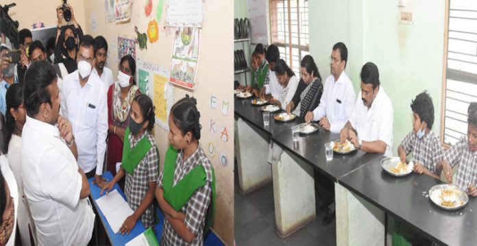 all facilities to orphan children in hostel srinivas yadav