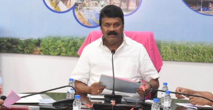 get dds for 2nd phase sheep prg srinivas yadav to officials