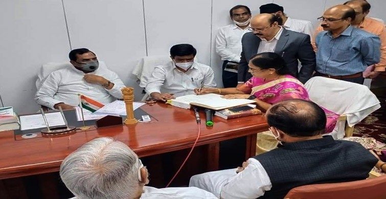 surabhi vani devi sworn in mlc
