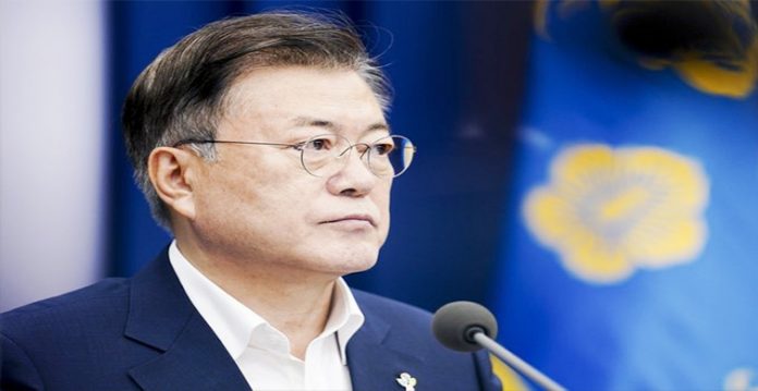 south korean president's approval rating rises