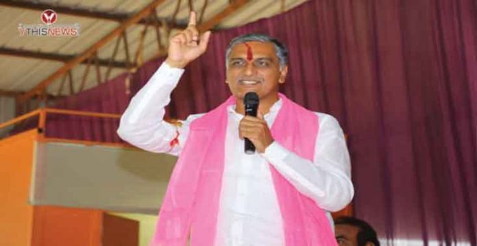 support gellu srinivas win bypoll, etala fears defeat harish rao