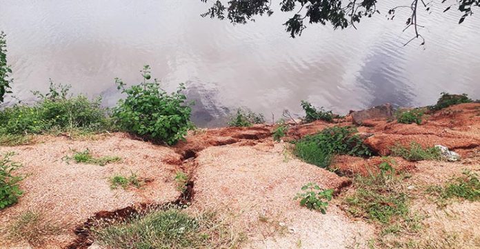 Appa Cheruvu remained a threat as rain gullies keep on emerging 