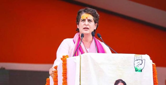 priyanka gandhi begins up campaign with blistering attack on bjp