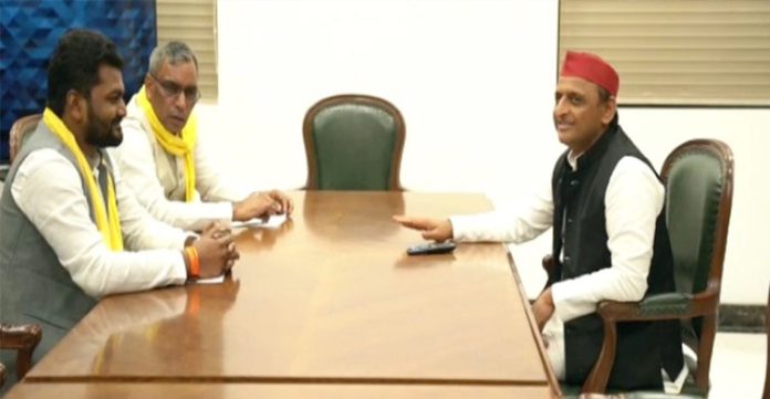 rajbhar meets akhilesh, says will go with samajwadi party