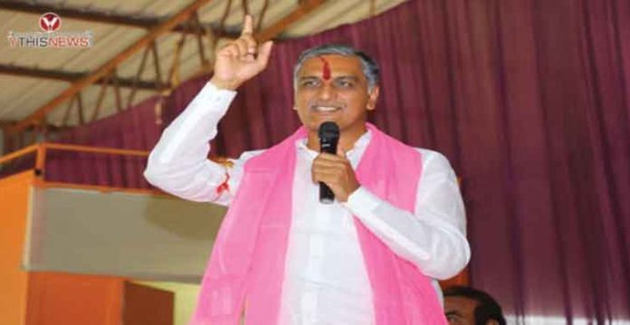 reject bjp for gas, fuel charges, harish rao slams etela rajender