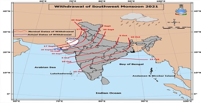 southwest monsoon withdrawal commences on wednesday imd
