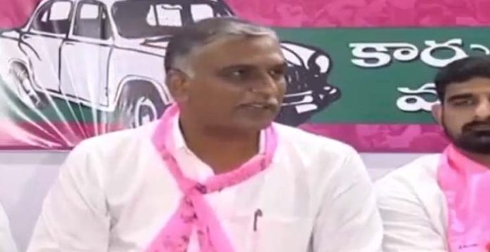 voters reject bjp for fuel, gas charges, etela rajender talking lies harish rao