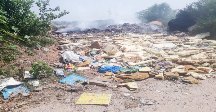 Burning garbage gone haywire at Jalpally Lake irked residents