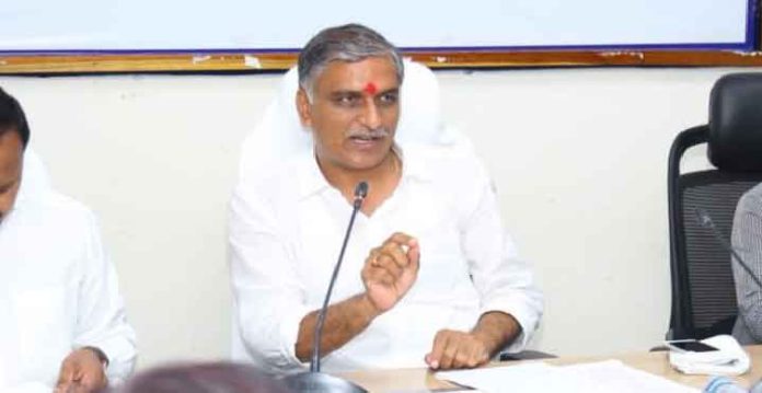 centre should give a letter on paddy, bjp, congress lying harish rao