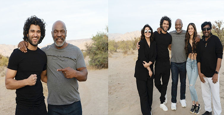 mike tyson enjoys indian food with vijay deverakonda, ananya pandey