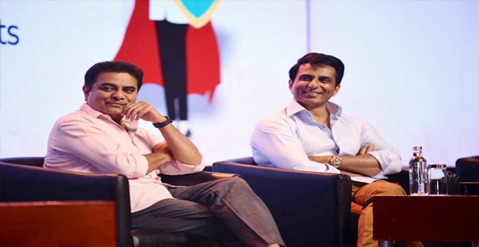 raids on sonu sood by those scared of his popularity ktr