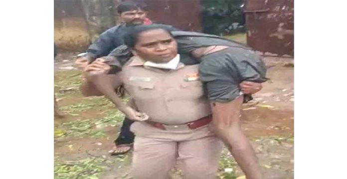Tamil Nadu CM Felicitates Woman Police Officer For Saving Lives