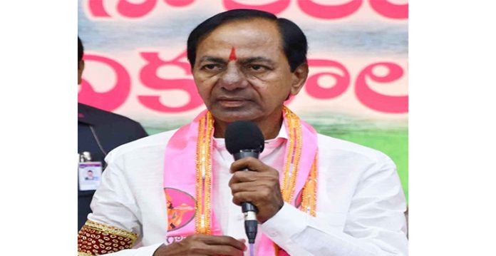 telangana cm kcr pays tributes to birsa munda