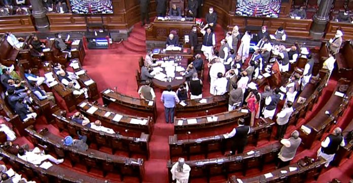 Amid opposition boycott, Rajya Sabha passes two bills