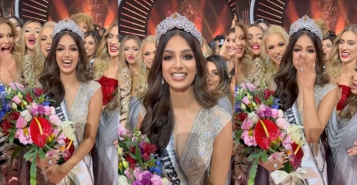 India's Harnaaz Sandhu crowned Miss Universe 2021