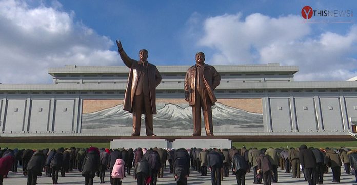 Kim Jong-un attends memorial event for his late father