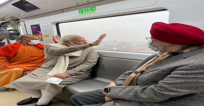 PM Modi inaugurates Kanpur Metro with a ride