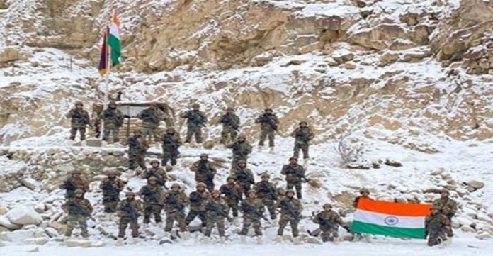 Indian Army Hoists Flag In Galwan Valley On New Year