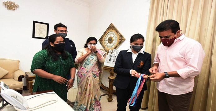 ktr extends rs 15l assistance to specially abled punjab chess player