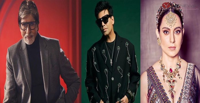 Amitabh Bachchan, Karan Johar, Kangana