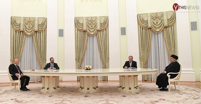Russian President Vladimir Putin and Iran Ebrahim Raisi