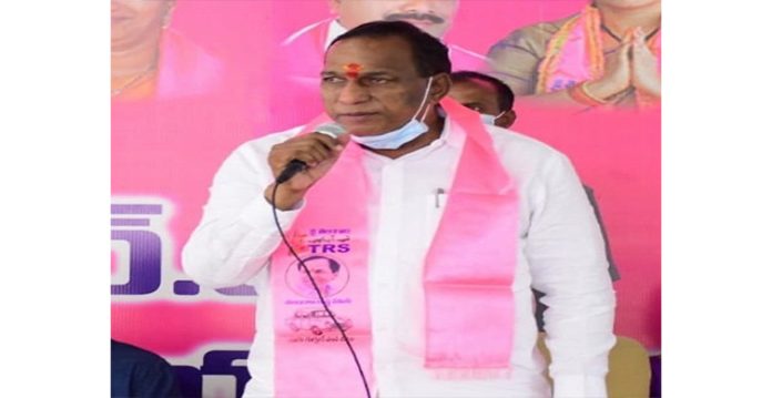 Telangana's minister for labour Malla Reddy