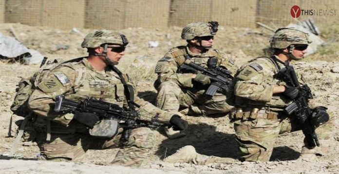 US army troops