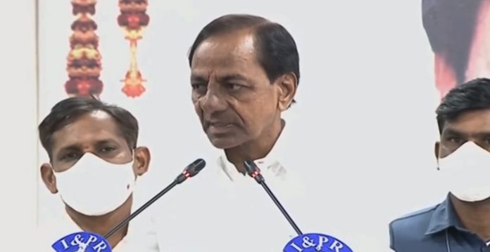 Telangana Chief Minister K Chandrasekhar Rao