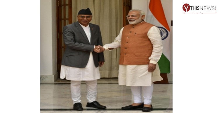 Sher Bahadur Deuba and Narendra Modi
