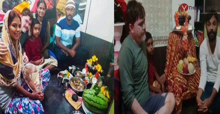 Muslim Family Worshipping Shivling Becomes Example Of Co-existence, Tolerance
