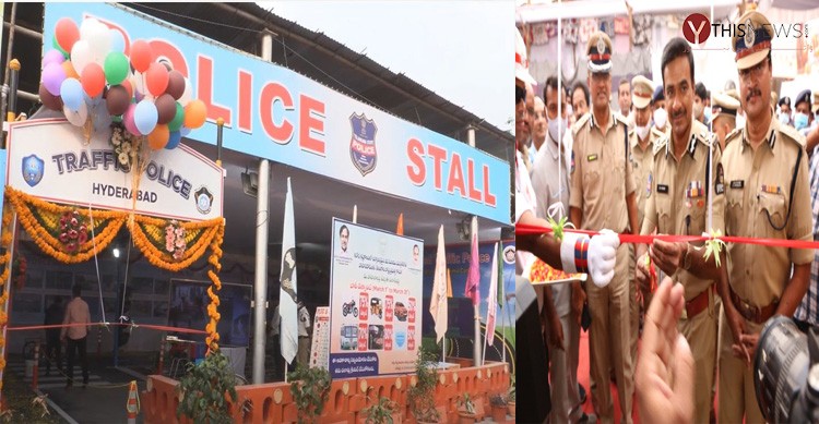 Hyderabad police stall at Numaish