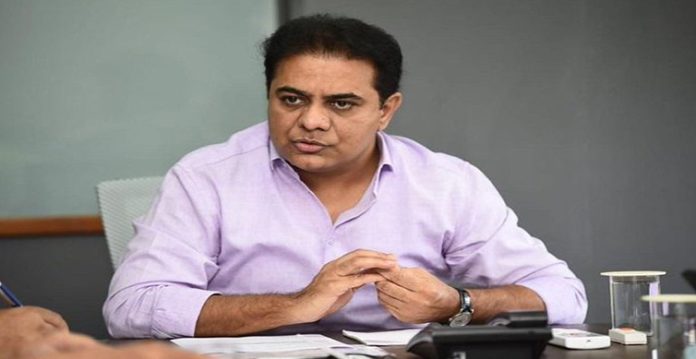 Telangana's Industries and Information Technology Minister K. T. Rama Rao