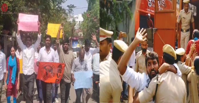 ABVP protest