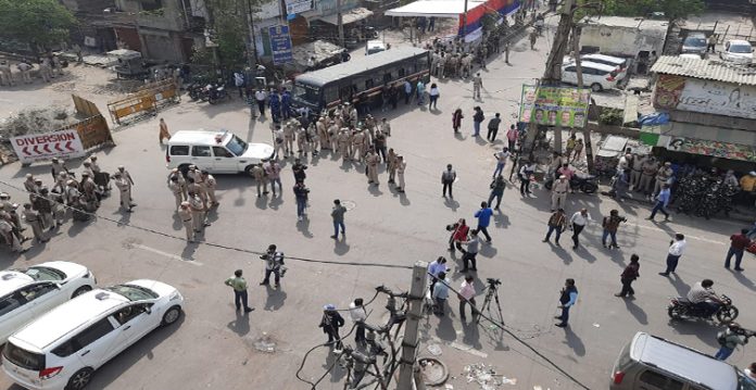 massive security deployment in jahangirpuri post violence