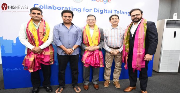 Google signed with Mou with the Telangana government