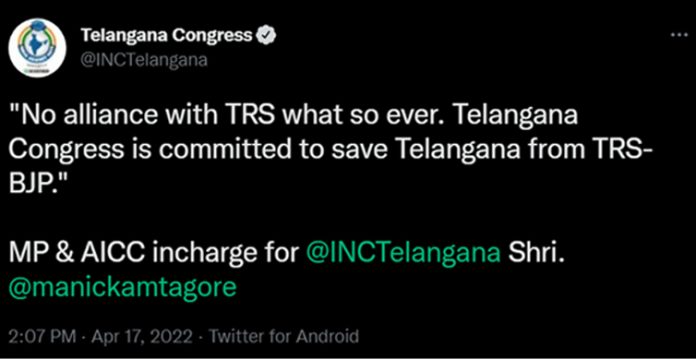 Telangana Congress Tweet