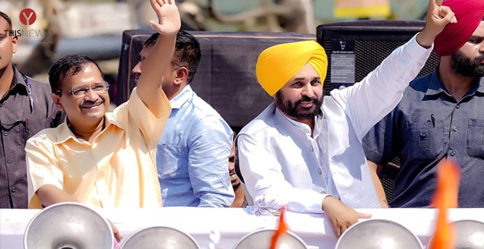 Bhagwant Mann and arvind kejriwal