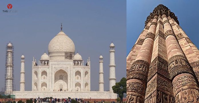 Taj Mahal and Qutab Minar