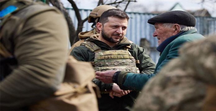 zelensky visits frontline in kharkiv