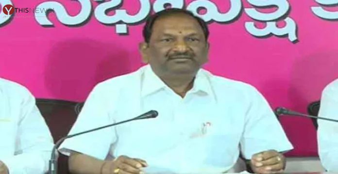 Telangana SC welfare minister Koppula Eshwar