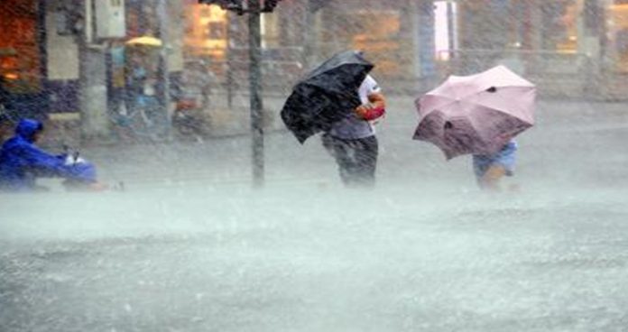 Heavy rain
